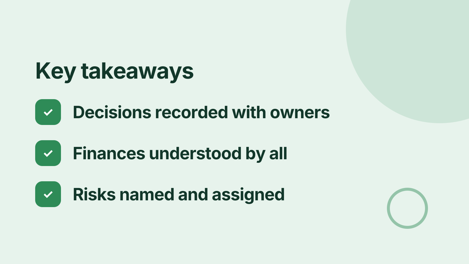 Board meeting: Key takeaways