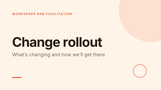 Change rollout template cover