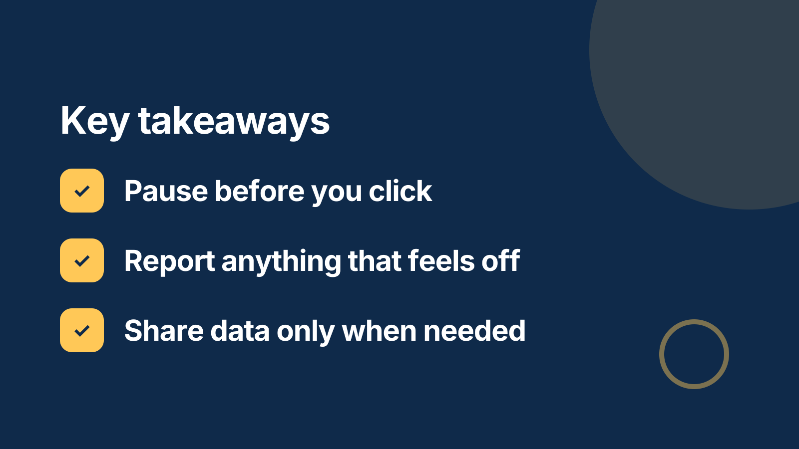 Compliance training: Key takeaways