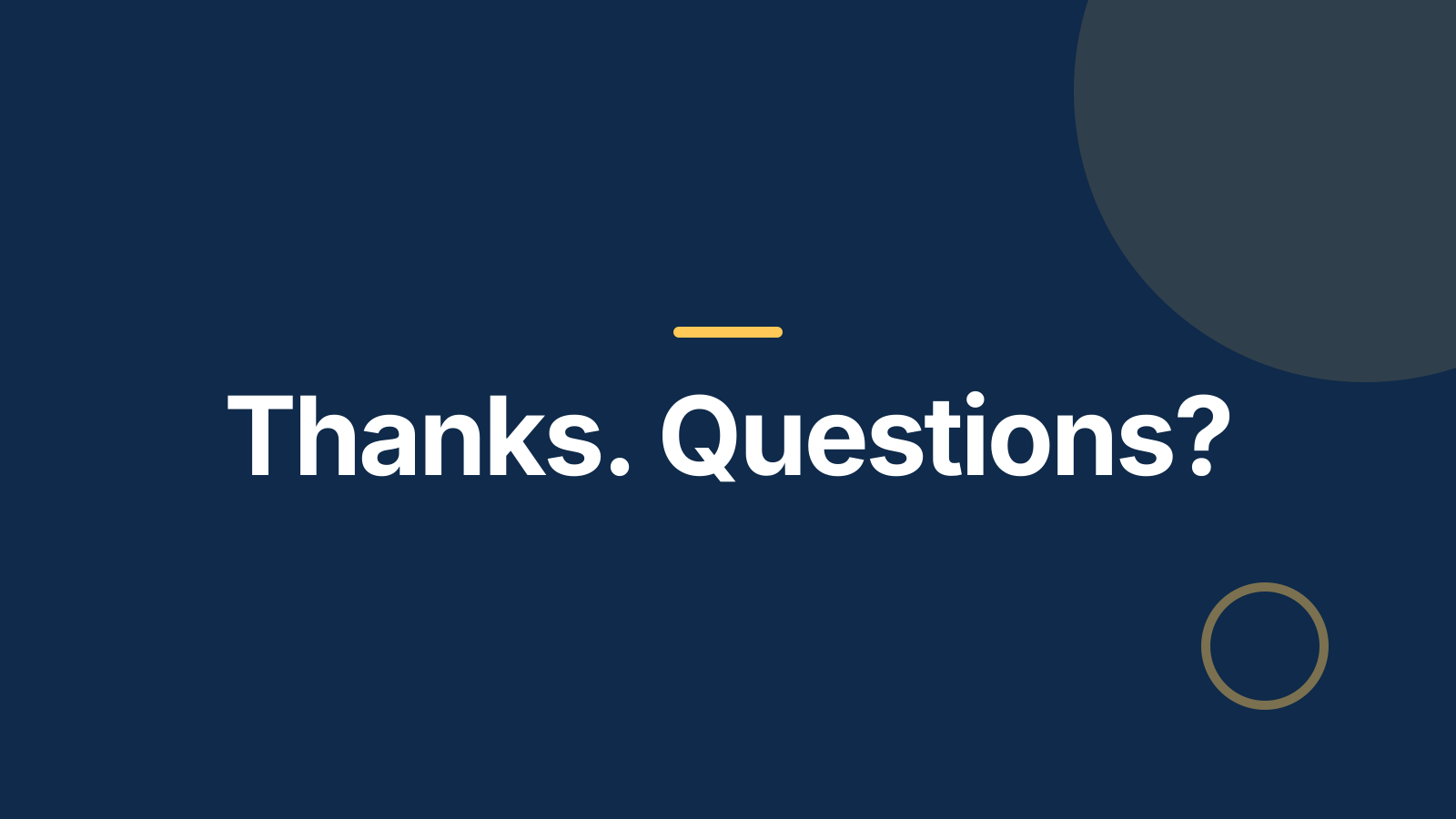 Customer training: Closing slide