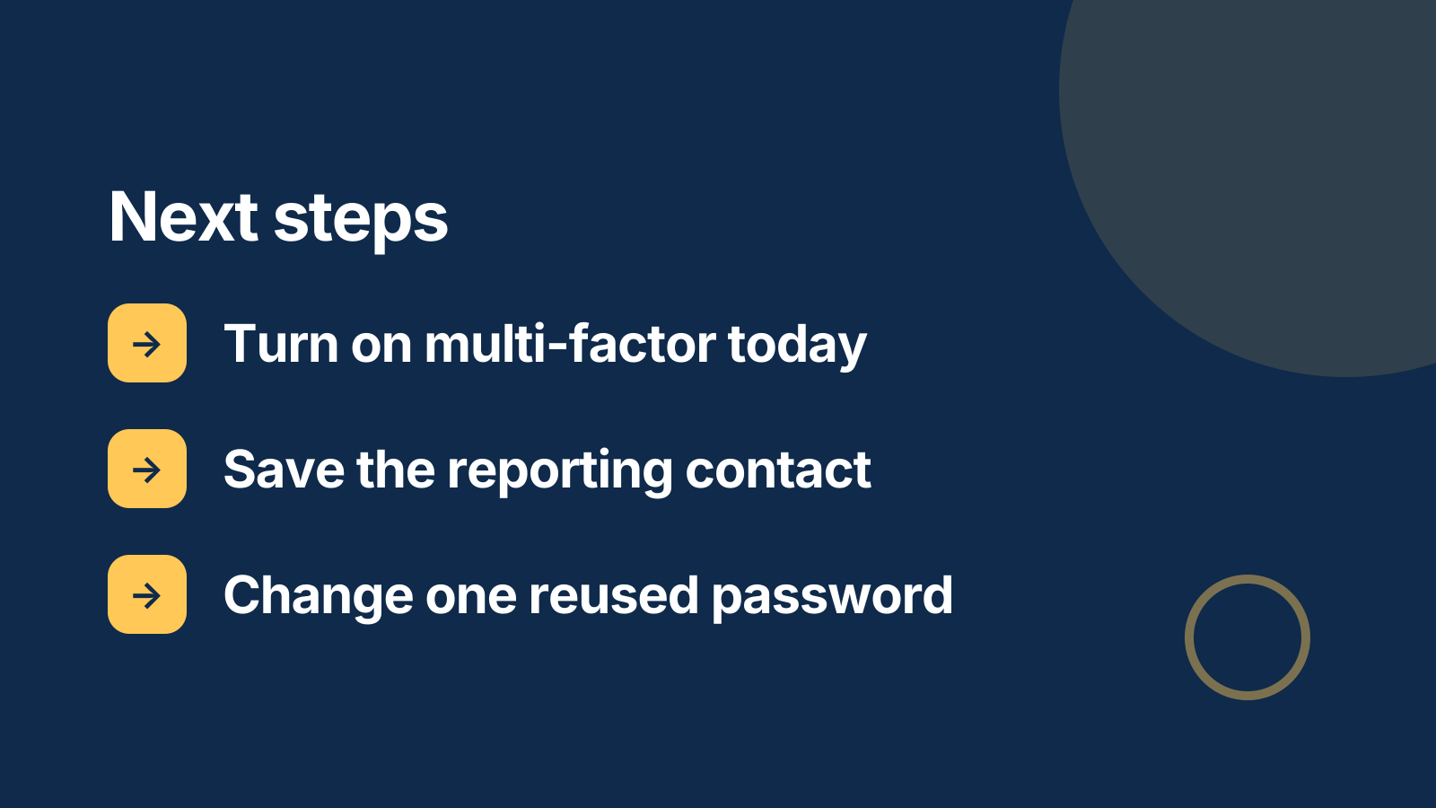 Cybersecurity awareness training: Next steps