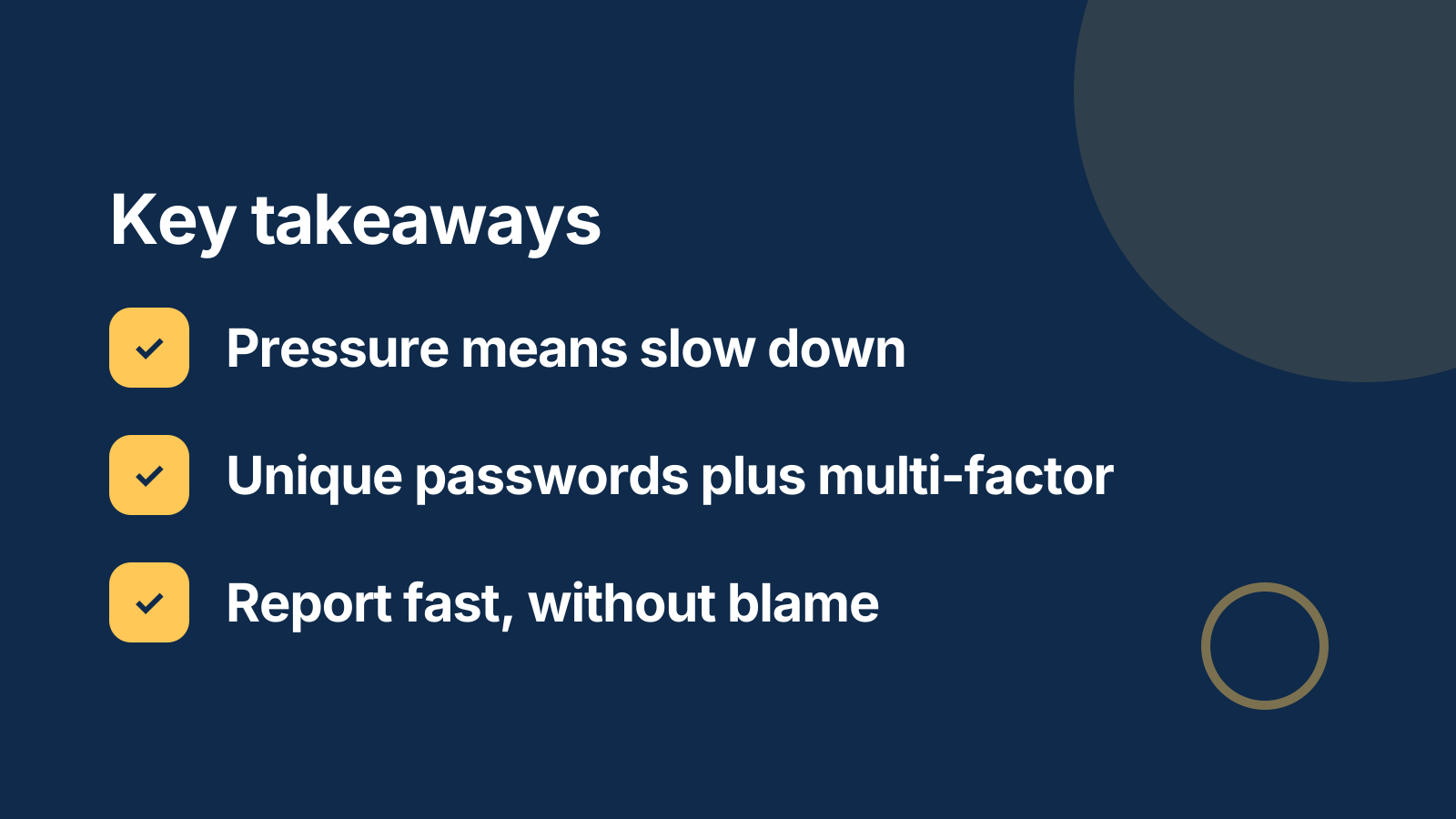 Cybersecurity awareness training: Key takeaways
