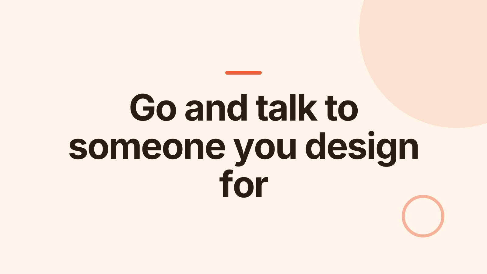 Design thinking workshop: Close