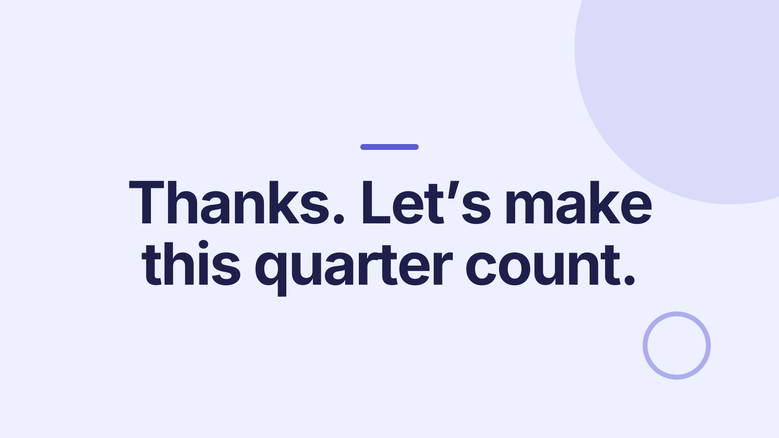 OKR planning: Close