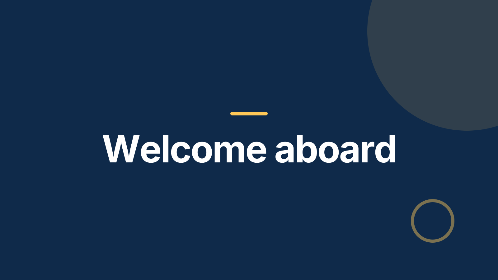 Orientation: Closing slide