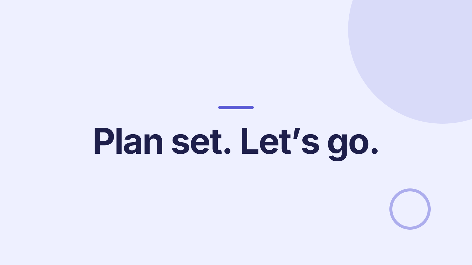 Sprint planning: Closing slide